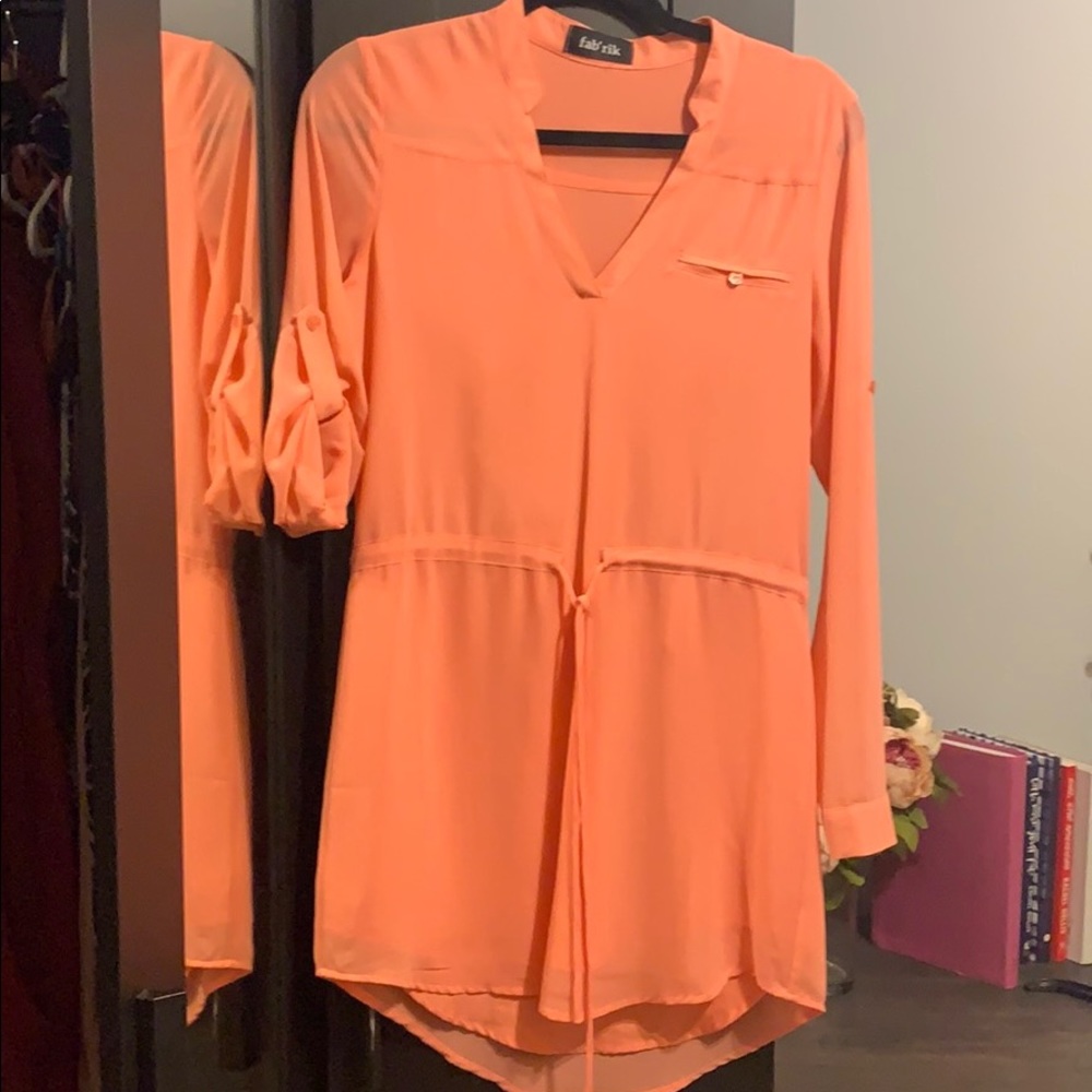 Coral dress